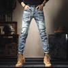 Men's Jeans Straight Jeans Washed Jeans Vintage Wear Casual Jeans
