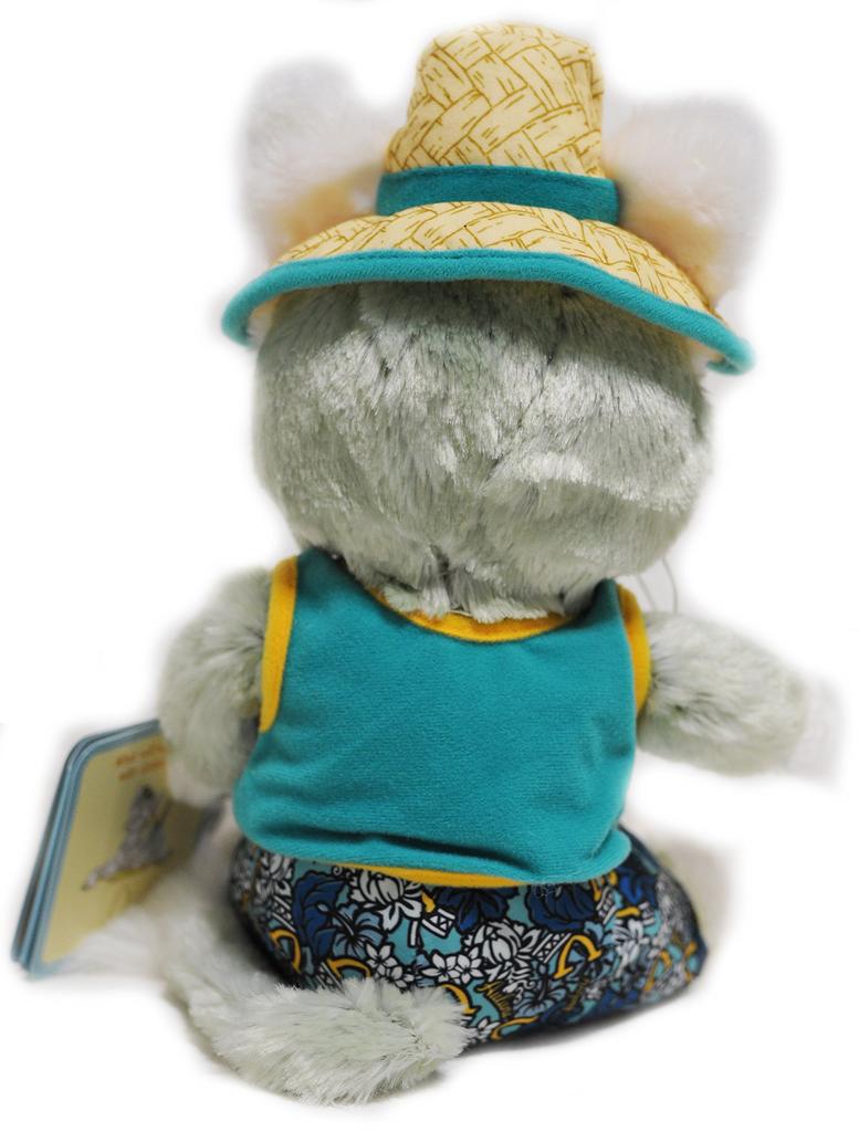 Плюшевая соломенная шляпа Disney Gelatoni, размер эквивалентный SS, Aulani Disney Resort Spa Limited, поставляется с сувенирной сумкой и простой упаковкой и [Товар]