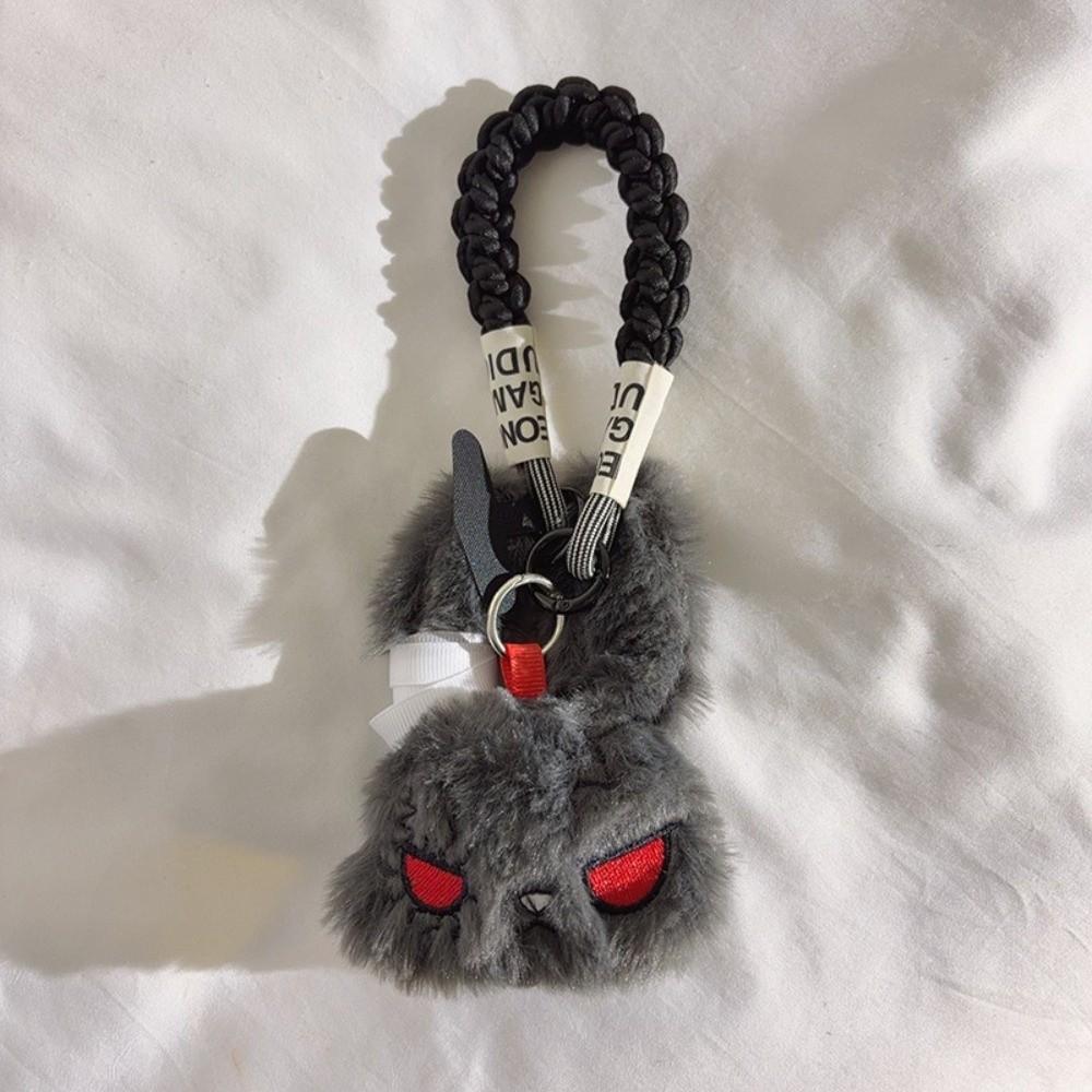 Gothic Rabbit Pendant Soft Halloween Bag Charm New Phone Case Strap  Key Accessory