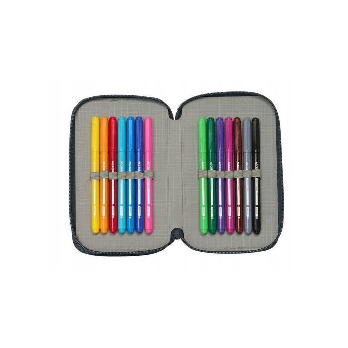 Trousse - REAL MADRID - Triple remplie - 37 pièces - Bleu marine - Synthétique