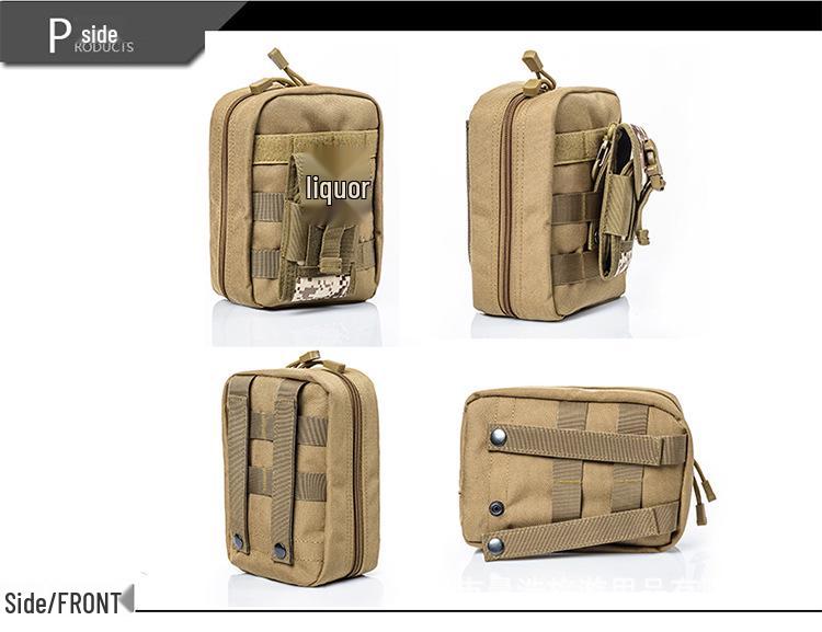 Portable Red Cross Tactical Medical Waist Bag