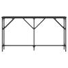 VidaXL Table console noir 140x23x75 cm bois d'ingénierie 837772