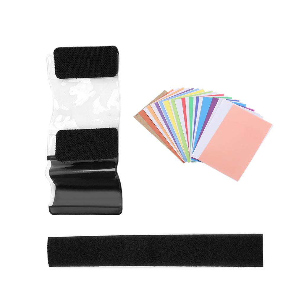 12 шт. цветной стробоскопический флэш-цветной световой гелевый всплывающий фильтр-диффузор