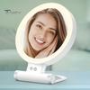 LED Lighted Makeup Mirror 5/10/20/30X Magnifying Double-sided Cosmetic Mirror with Light USB Rechargeable Adjustable Brightness Portable Travel