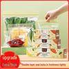 Утолщенные пищевые пакеты с зиплоком для заморозки для бытового хранения