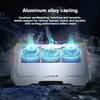 Ice Demon Notebook Air-cooled Cooling Pad with RGB Colorful Light 3 Fans Cooling Radiator Bracket Suit for 12.1-17.3 Inch Laptop