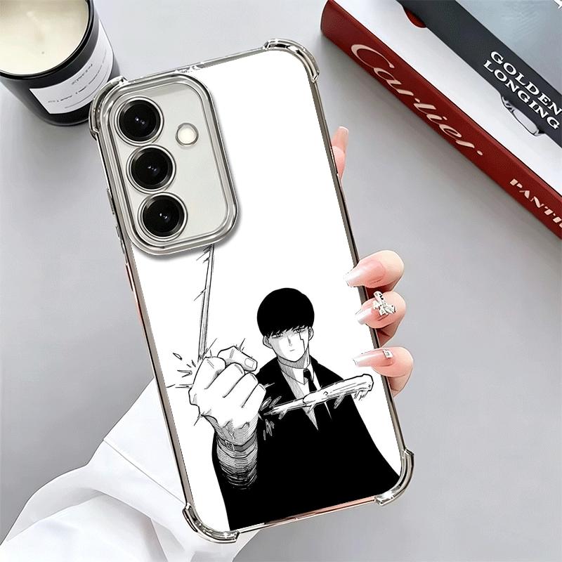 Чехол для телефона Mashle Magic And Muscles Аниме с покрытием для Samsung A17 A07 A37 A57 A16 A56 A15 A55 A14 A54 A13 A53 A26 A36 A25 A35 A2