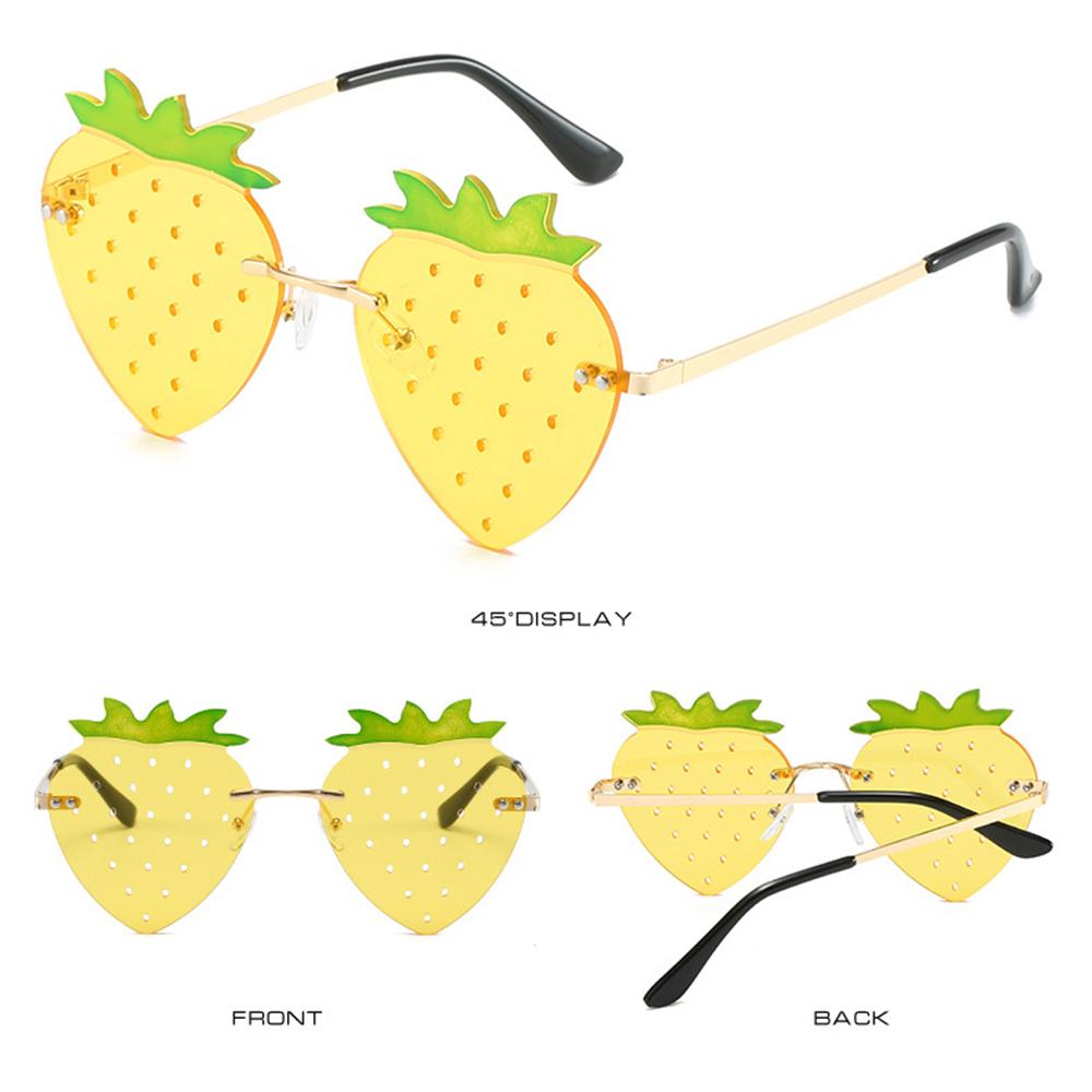 Street Snap Festival Rave Eyewear Christmas Decorations Strawberry Sunglasses Sun Glasses
