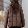 Middle Age Woman Winter Coats Plus Size Elegant Loose Thick Warm Parkas Female Jacket