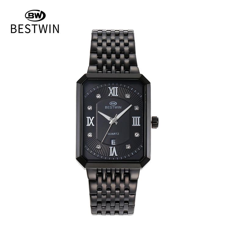 Square Men Gold Wrist Watches Date Gold Men Watches For Male Clock Relogio Masculino Luxury Brand Top Stainless Steel