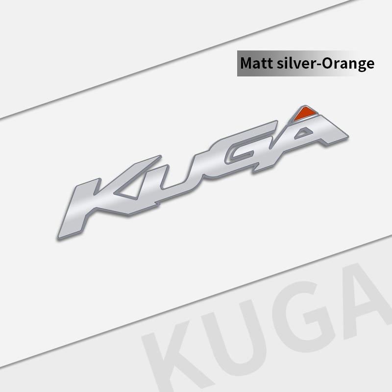 cjgnvt1 Auto Metal Emblem Car Styling 3D Badge Lettering Decals Trunk Sticker For Ford Kuga 2008-2019 Accessories Glossy Black
