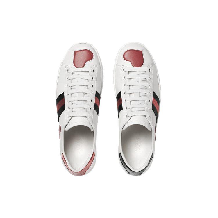 Gucci Женские Ace Low 'Heart' Женские 435638 02JS0 9074