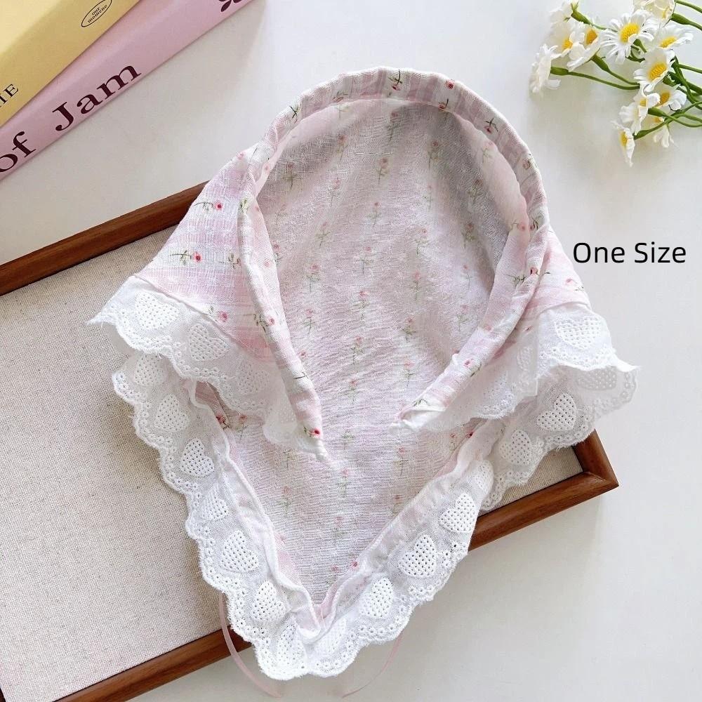 Seersucker Hair Scarf Bowknot Headband Turban Sweet Beach Vacation Hair Accessories for Girl Women