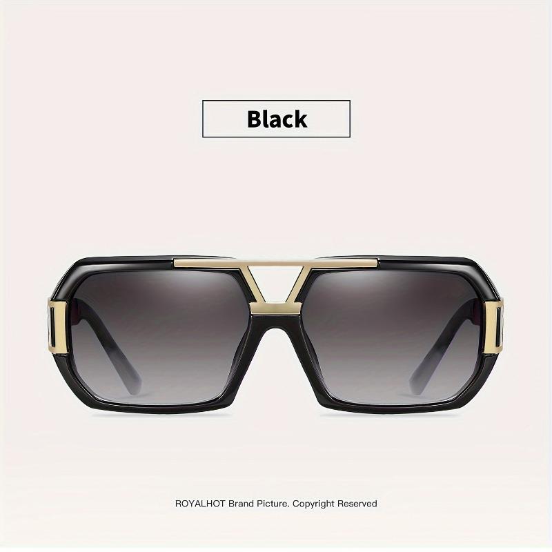 Неполяризованные ретро большие солнцезащитные очки для мужчин и женщин квадратная оправа солнцезащитные очки унисекс мода для спорта на открытом воздухе очки для вождения