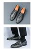 Мужские Большие Формальные Кожаные Туфли-лоферы с Острым Носом Business Casual Свадебные Туфли для Жениха