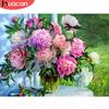 3D DIY Diamond Embroidery Flowers Picture of Rhinestones Diamond Painting Cross Stitch