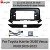 Рамка для Android-магнитолы автомобиля для Toyota Harrier Venza XU80 - 12,3 дюйма 2DIN Carplay Экран Кронштейн Проводка Canbus Box