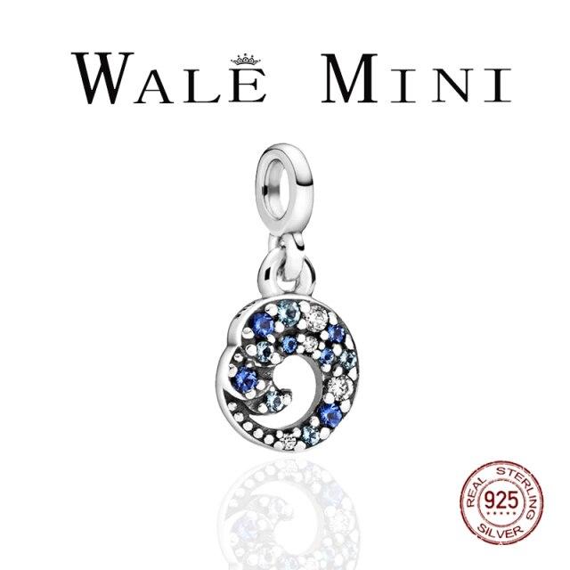 Новый оригинальный браслет Pamura Me из стерлингового серебра 925 пробы, подвеска в виде морской звезды и фламинго, сделай сам, ювелирные изделия для женщин, подарок