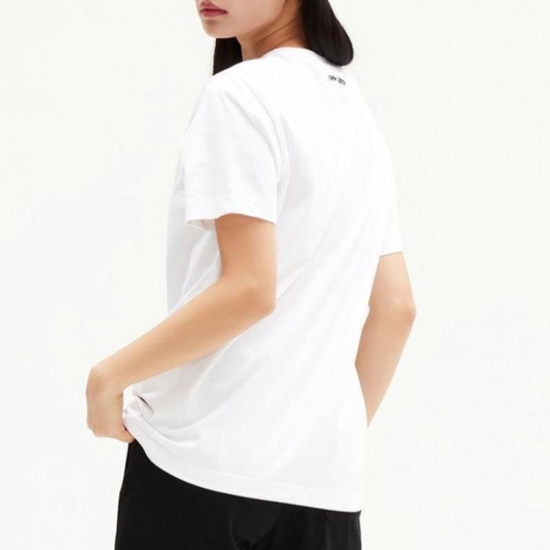 New Balance Футболка унисекс с коротким рукавом и логотипом для пары Nbnee21013