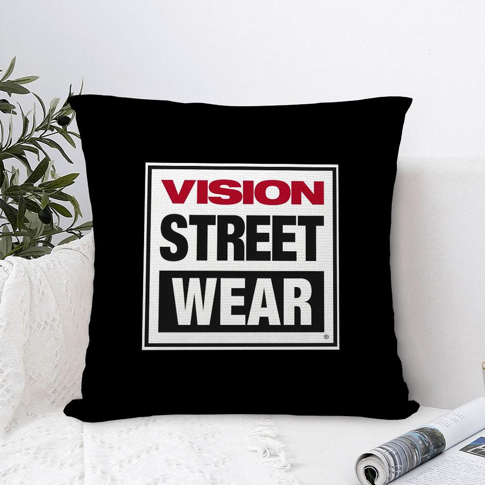 V-Vision S-Street-Wears Наволочка Декоративная для Дивана Домашняя Двусторонняя Печать Плюшевая Квадратная Наволочка для Подушки Декор Подушки Чехол