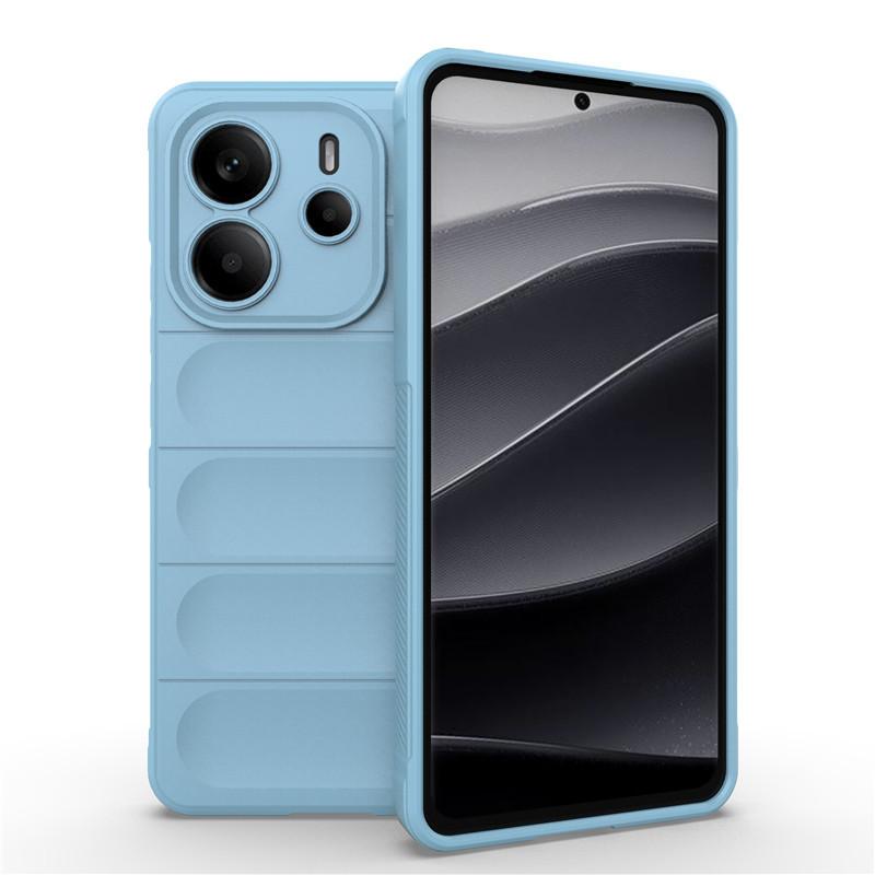 Для Redmi Note 14 4G 24117RN76G Глобальная Крышка Для Redmi Note 14 Чехол 6.67 дюйма Резиновый Ударопрочный Мягкий Силиконовый Защитный Бампер