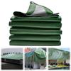 Tarp 2×3m 3×4m Waterproof Green Silver Rain Cover Uv Block Tarpaulin Awning Canopy Cover Summer Backyard Garden Camping Fishing