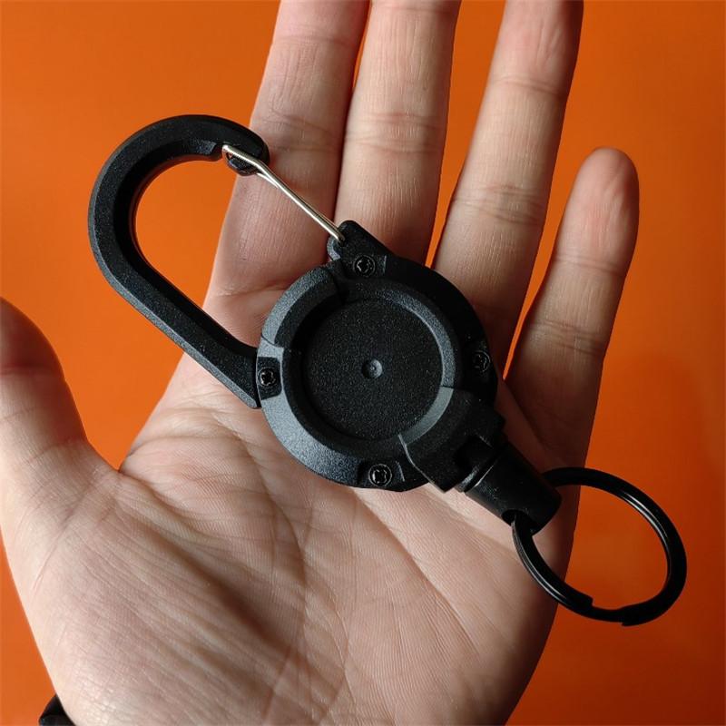 1 шт. выдвижной карабин брелоки брелок легкий портативный анти-потерянный зажим рюкзаки товары для улицы