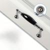 Zinc Alloy Drawer Silvery Long Crystal Handle Dresser Wardrobe Handles for Cabinet Kitchen Pull Cupboard Knob