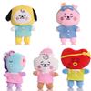 Плюшевая игрушка Bt21 Мягкая кукла Tata Mang Chimmy Rj Koya Cooky Shooky Van Kpop Bts