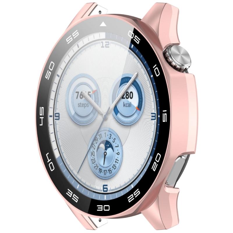 Integrated Screen Protector Case with Scale Designs Protective Hard Case Cover Simple Installation for Watch GT5 46mm