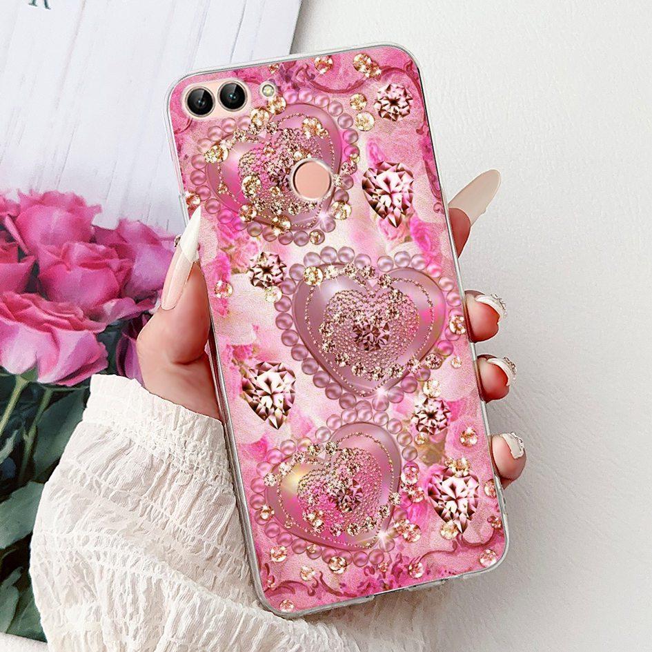 For Huawei P Smart 2018 Case Popular Butterfly Soft Silicone TPU Phone Back Cover For Huawei PSmart FIG-LX1 FIG-LX2 FIG-LX3 Case