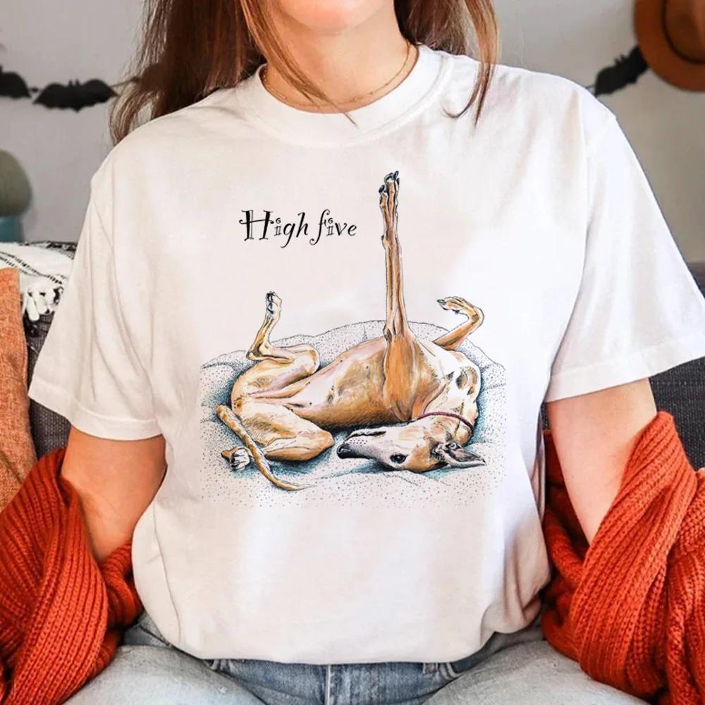 Greyhound Tee Women Anime Y2K Tee Girl 2000s Clothes