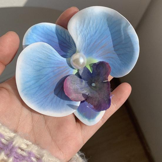 Женская заколка для волос 3D Цветочный декор с сильным захватом и заколкой для волос Фотосессия