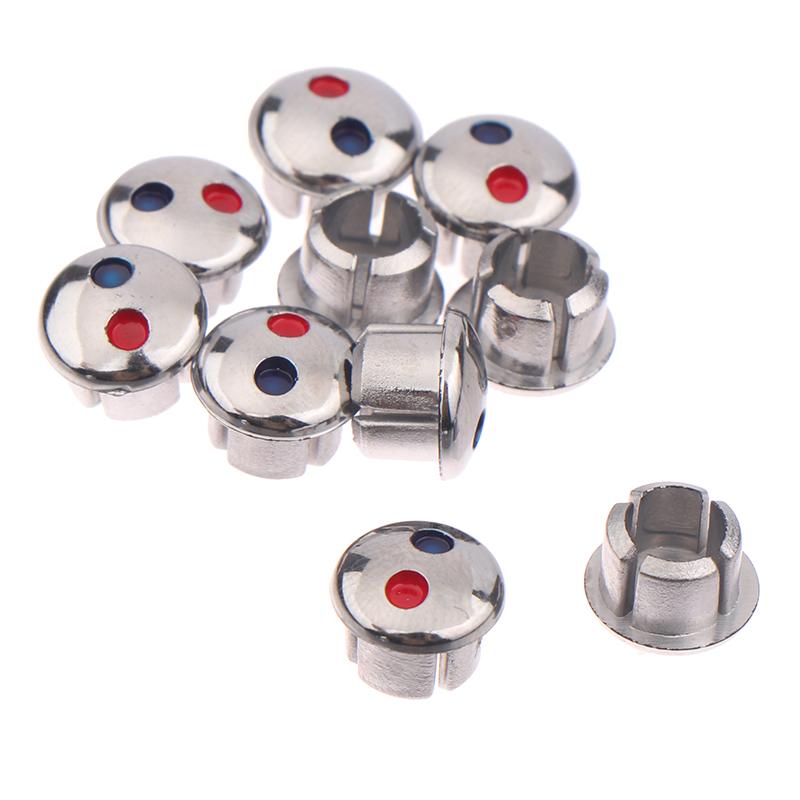 10 шт., ручка крана, горячая и холодная вода, знак, красная и синяя этикетка, декоративная крышка, смеситель для кухни и ванной комнаты, указатель для ручек кранов