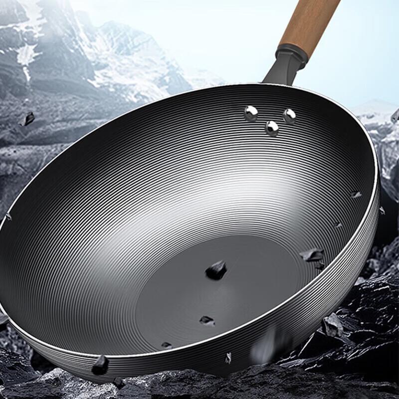 Kangbach 32cm Carbon Steel Wok Set