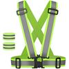 High Visibility Vest Bicycle Reflective Reflective Bands Reflective Vest Safety Vest Elastic For Jogging Cycling Hiking Motorcycle Riding Or Runni