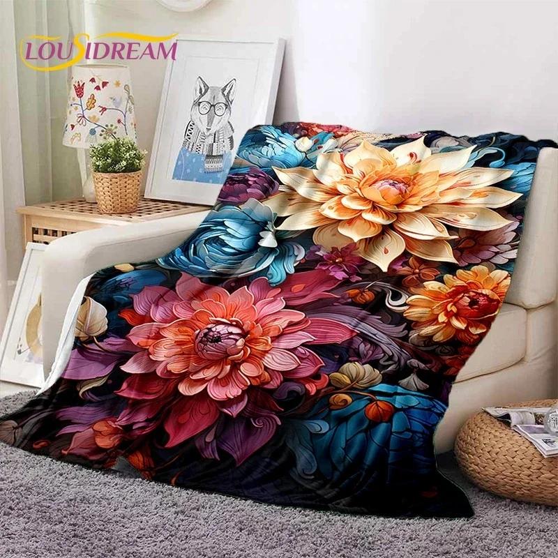 Мягкие одеяла Dream Sun Flowers Nordic Daisy, сохраняющие тепло, удобные одеяла для пикника, кровати, дивана, дома, спальни, подарок