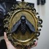 1 шт. Готический Арт Смола Готическое Существо Настенное Искусство Животное, Устойчивое к Ржавчине, Настенный Декор Винтажные Настенные Украшения Рамка Таксидермия для Дома