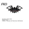 Decorative Wall Corner Mount Halloween Wooden Bat Shelf, Black Mounted Candle Holder Stand, Gothic Hanging Shelf Decor Display Rack for Home