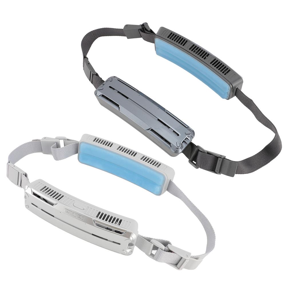 Носимый поясной вентилятор с двухсторонним охлаждением и регулируемым ремнем 6500 об/мин Hands Free перезаряжаемый для Trav