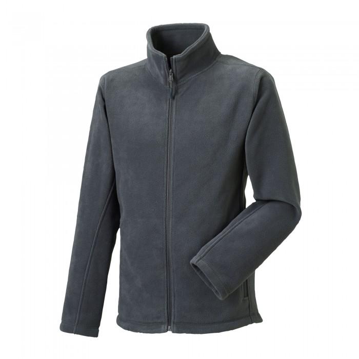 Russell Mens Outdoor Full Zip Fleece Jacket