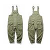 Spring Summer Trendy Overalls Romper Unisex Jumpsuits Fashion Patchs Pocket Straps Sleeveless Pants Playsuits Men Clothes