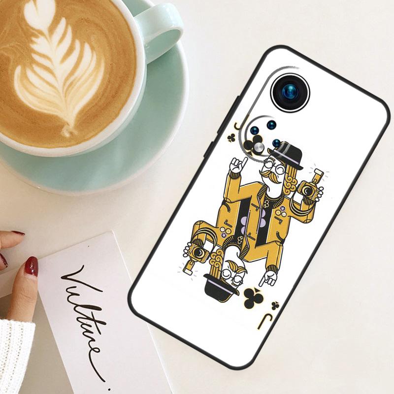 Мультяшный Персонаж Покер Для Honor Magic 7 Lite 6 8 Pro Чехол Для Honor 200 400 50 70 90 X8c X8b X9a X9b X9c X9d Win RT
