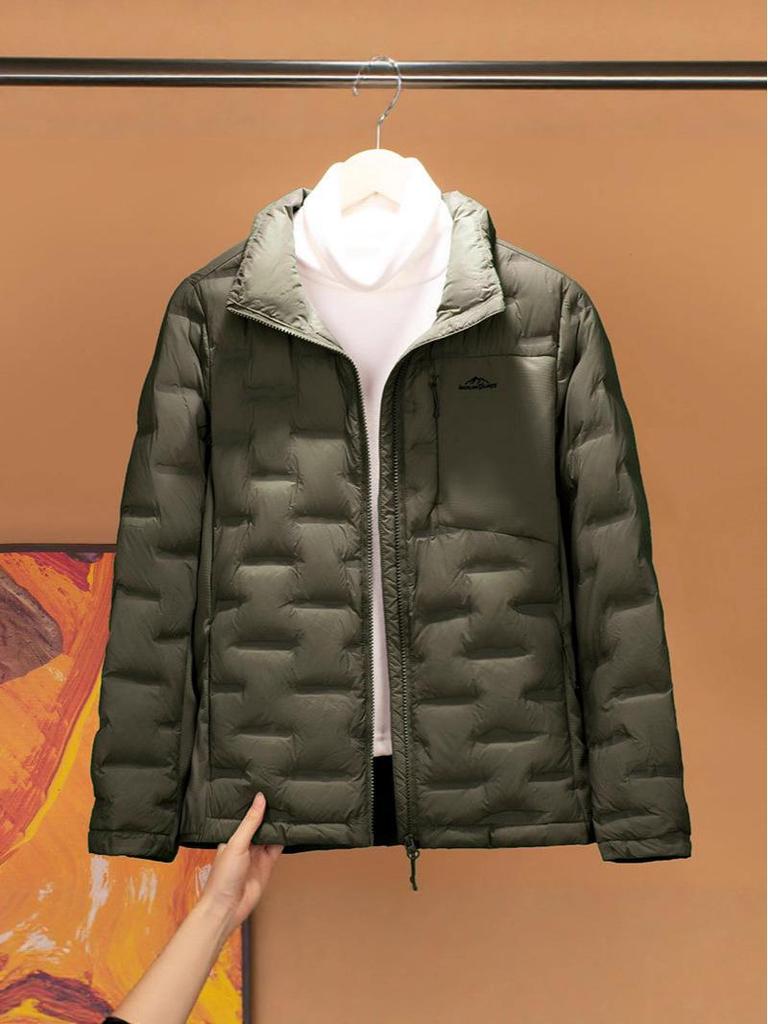 2025 Women's High-Loft Lightweight Down Jacket - Trendy Windproof & Warm Outdoor Coat for Autumn/Winter