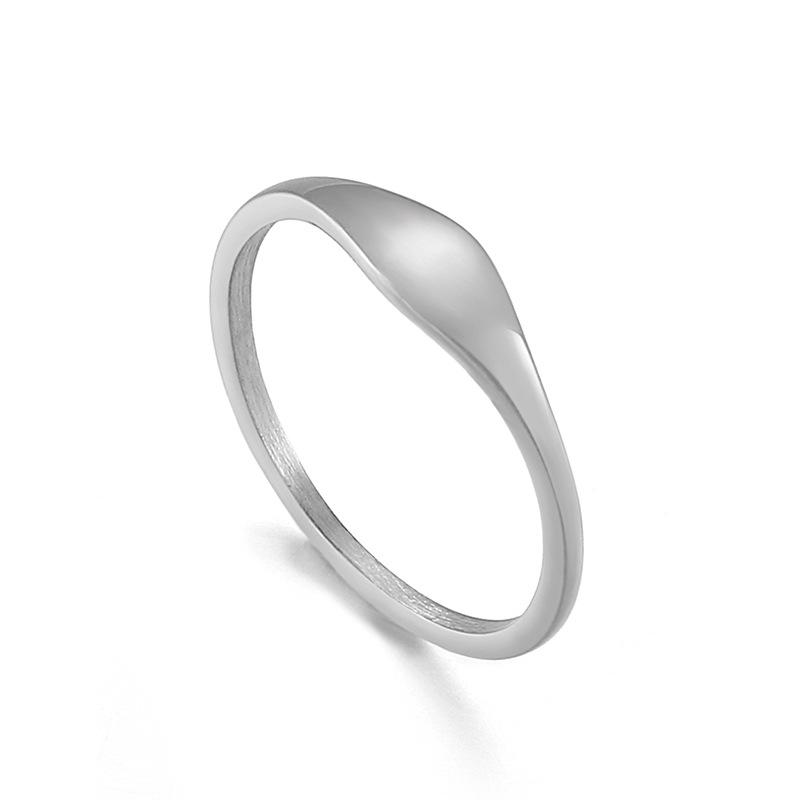 Kalen Jewelry Кольцо на мизинец и ожерелье в стиле ретро из титановой стали для пар