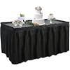 1PC Party Decor PE Table Skirt Disposable Table Cover Tablecloth Birthday Oilproof Rectangle