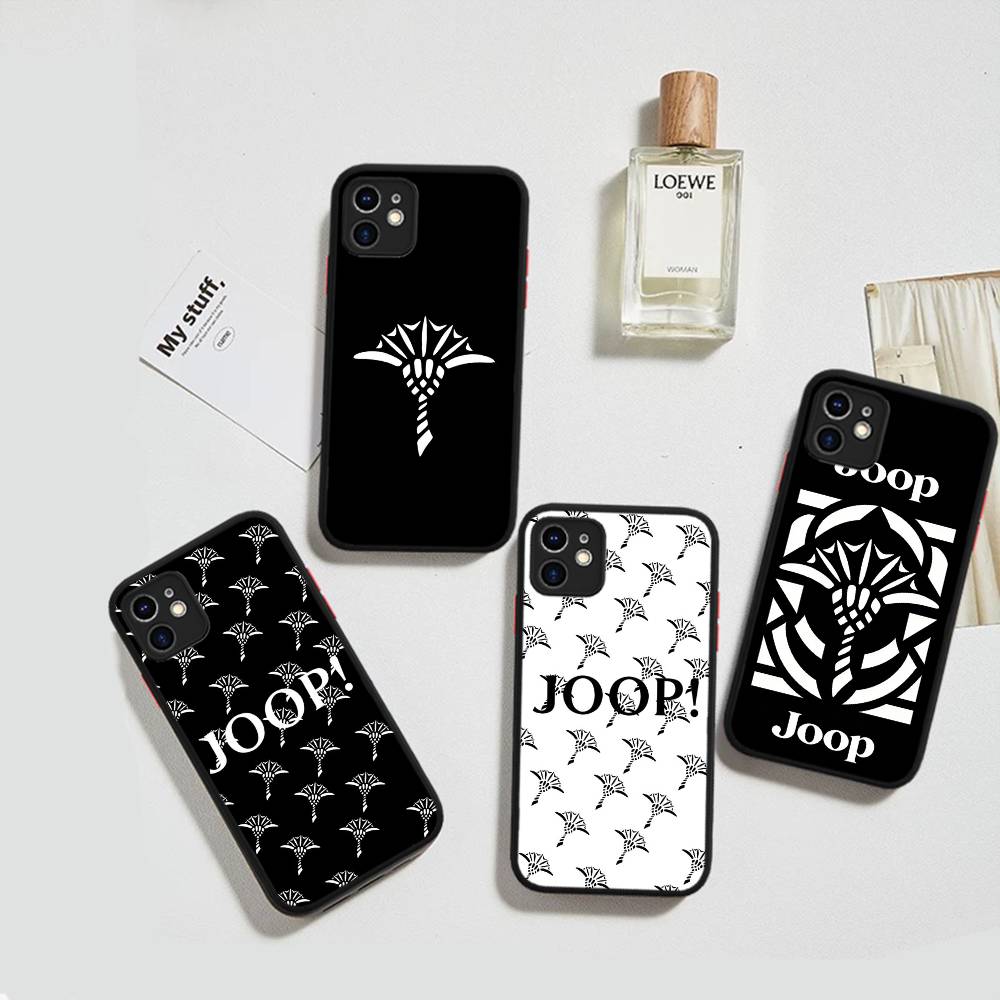 Luxury Fashion J-Joop For IPhone 15 16 Pro Max 11 12 13 14 XS XR X Plus 16E Matte Translucent Phone Cover