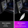2pcs Angel Wings Door Welcome Lights  Projector LED Shadow Lights Lamp Car Accessories For Universal Vehicle Models Wireless