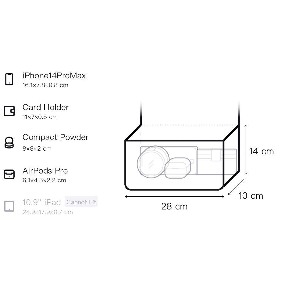Adidas X Stella McCartney Коллаборация Спортивная Повседневная Полиэстер Наплечная Сумка-Кроссбоди Поясная Сумка Женские сумки Черный HS3383