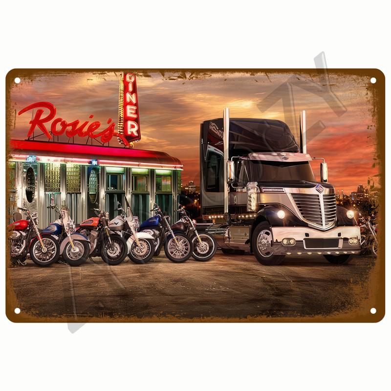 Металлический знак Гараж Газ Масло Свеча зажигания Шиномонтаж Man Cave Club Bar Home Wall Decor Art Vintage Decor Жестяная табличка Декоративная табличка